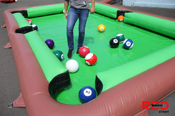 billard foot gonflable